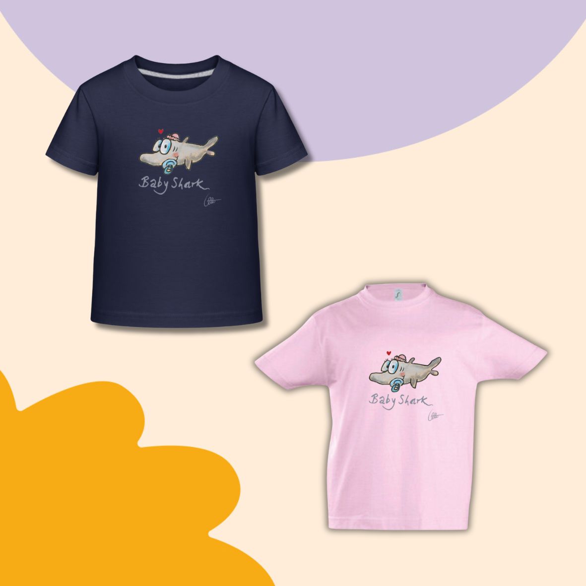 Kinder T-Shirt "Baby Shark"