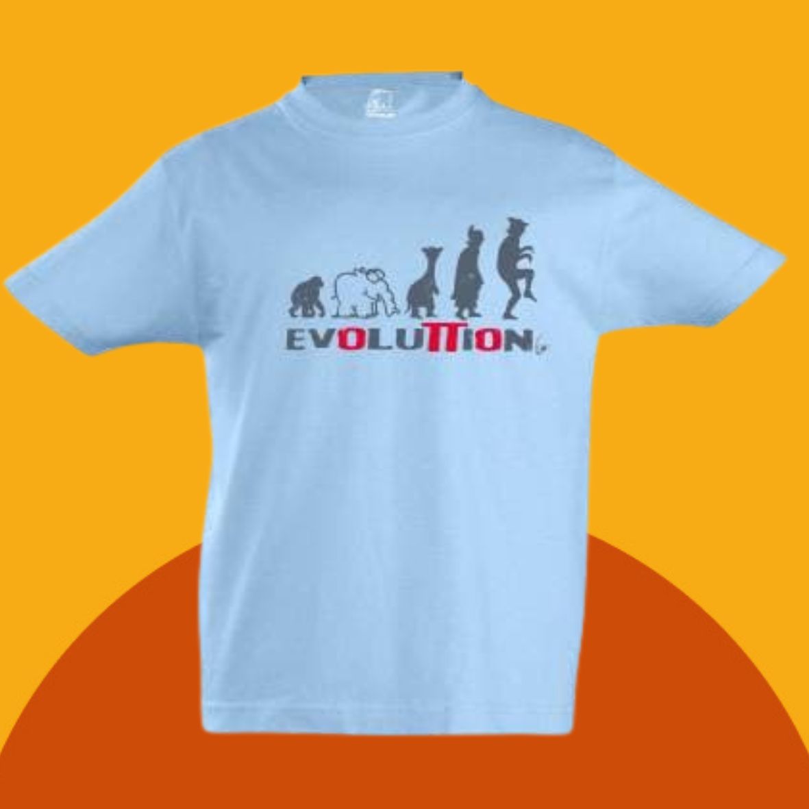 T-Shirt "Evolution" Kinder by Otto Waalkes
