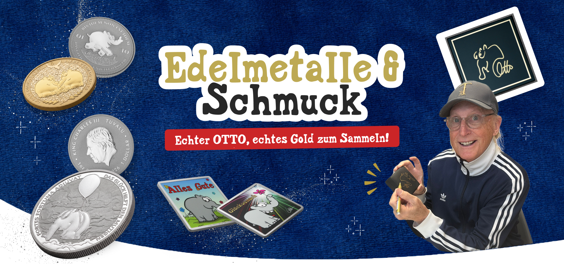 Echter OTTO, echtes Gold zum Sammeln!
