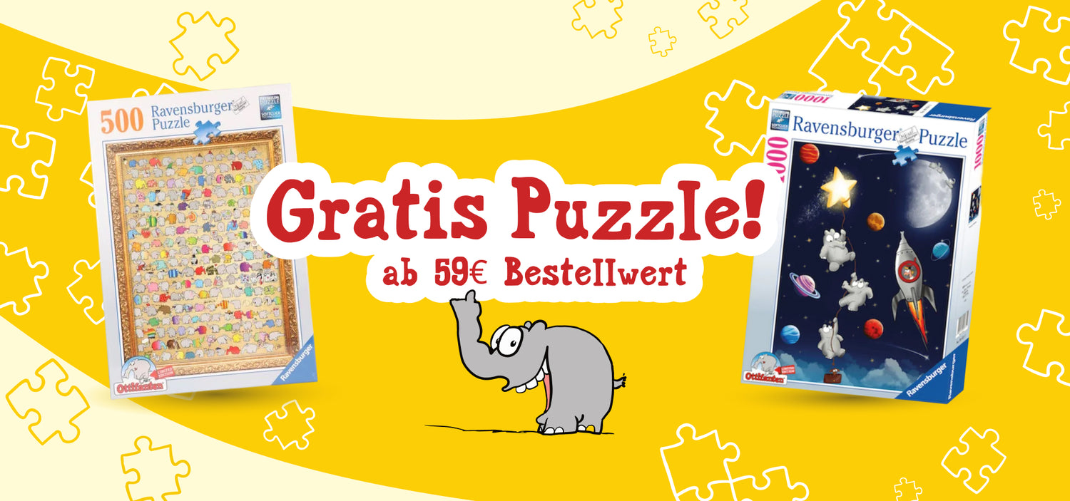 Gratis Puzzle! Ab 59€ Bestellwert.