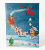 Ottifanten Premium-Adventskalender mit hochwertiger Vollmilchschokolade und Nougat-Happen