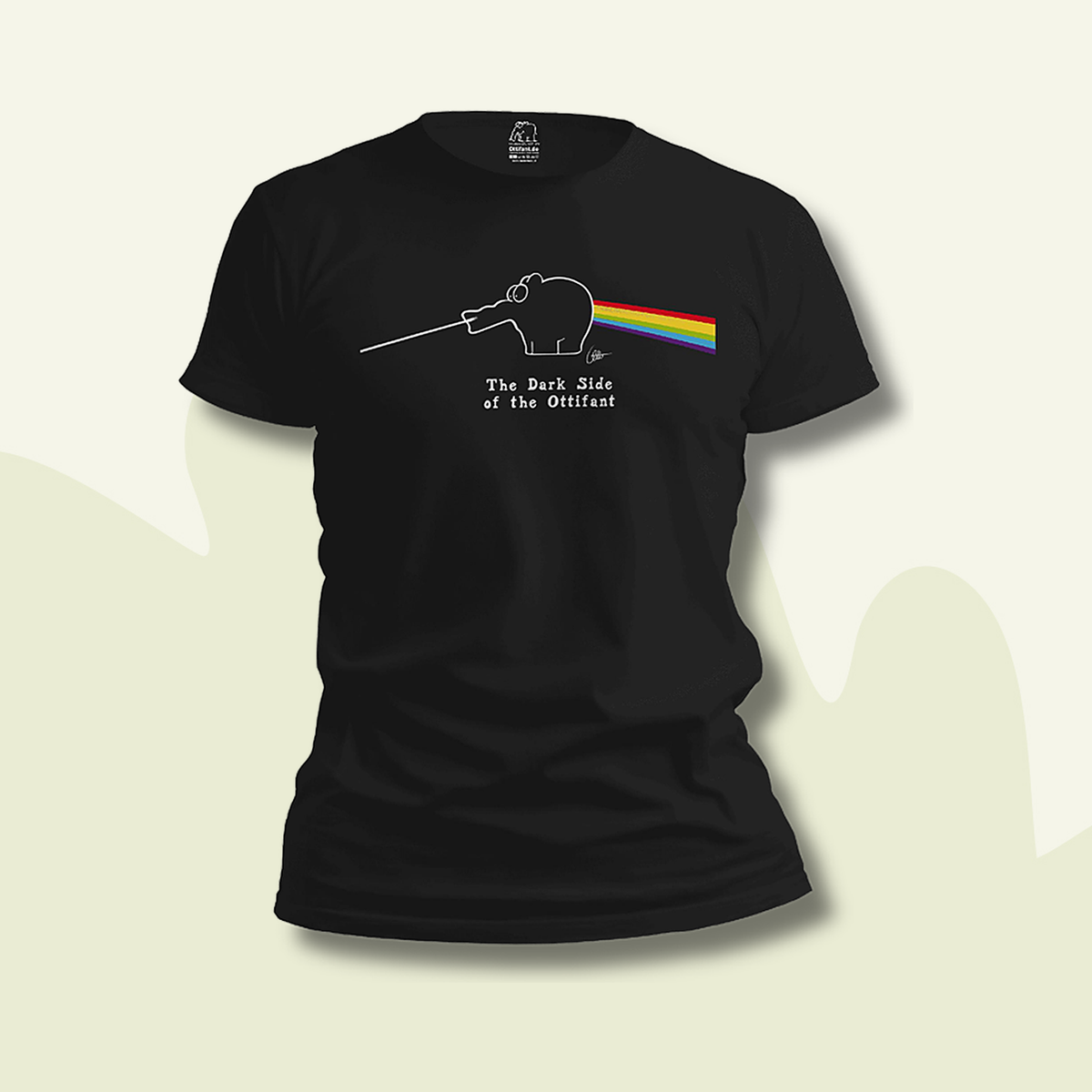 T-Shirt "Dark Side of the Ottifant" Unisex by Otto Waalkes
