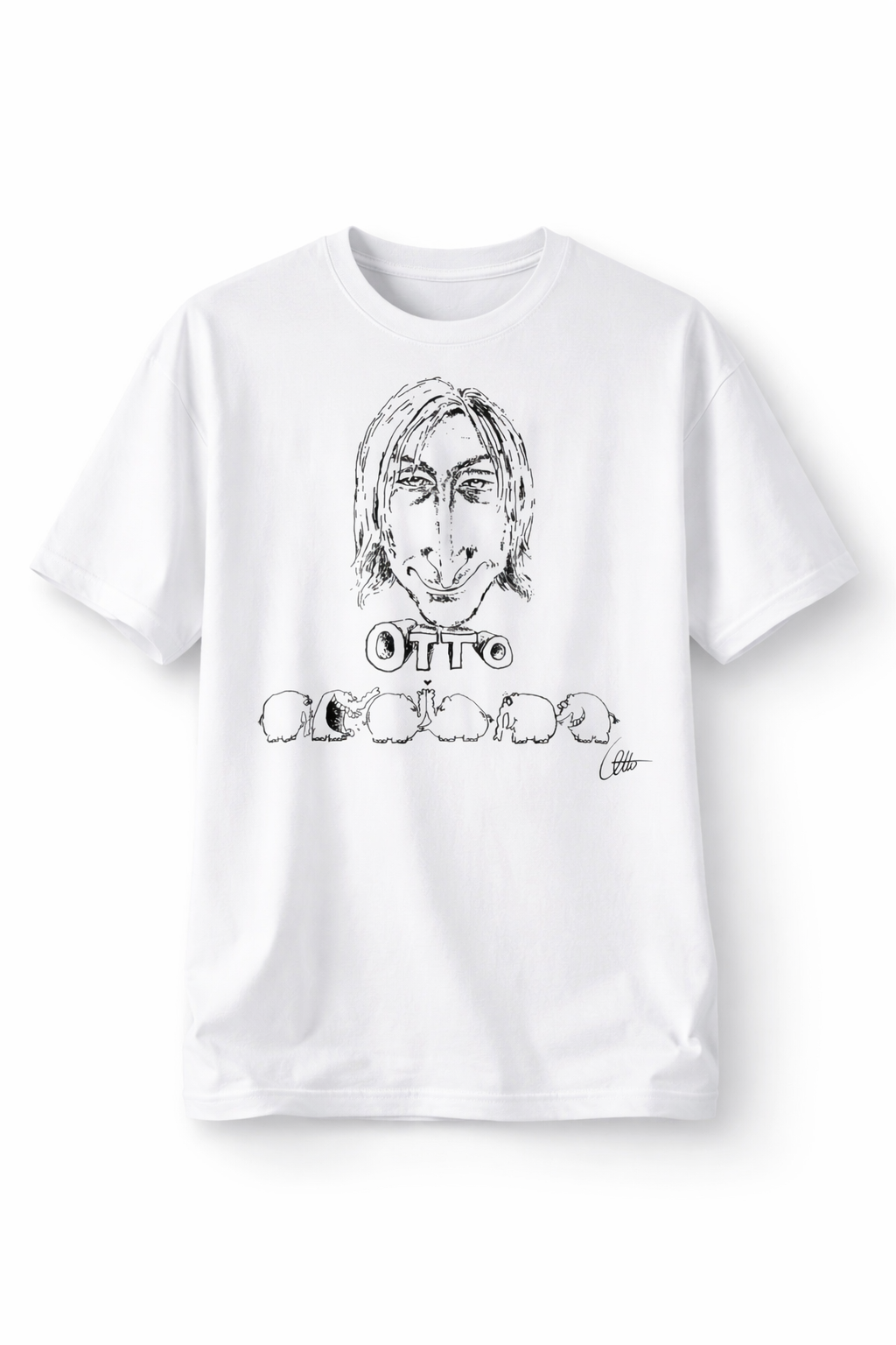 Retro T-Shirt LP-Cover "OTTO (Live im Audimax)" Unisex von Otto Waalkes