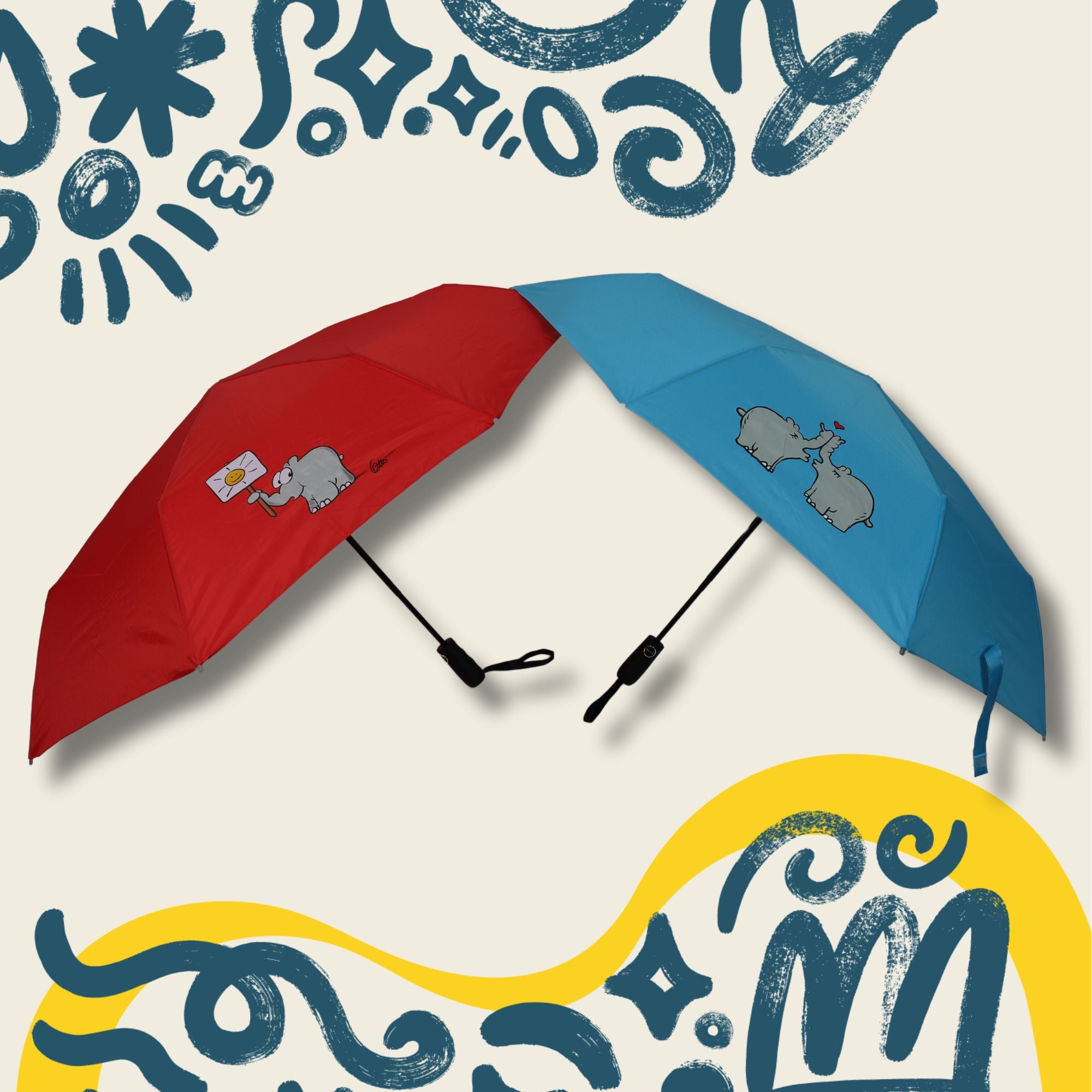 Ottifanten-Regenschirm