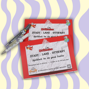 Stadt, Land, Ottifant - Set (2 Spielblöcke und 2 Kugelschreiber)
