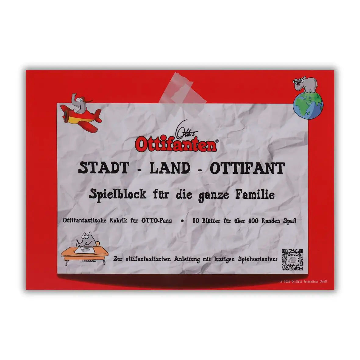 Stadt, Land, Ottifant - Spielblock für die ganze Familie