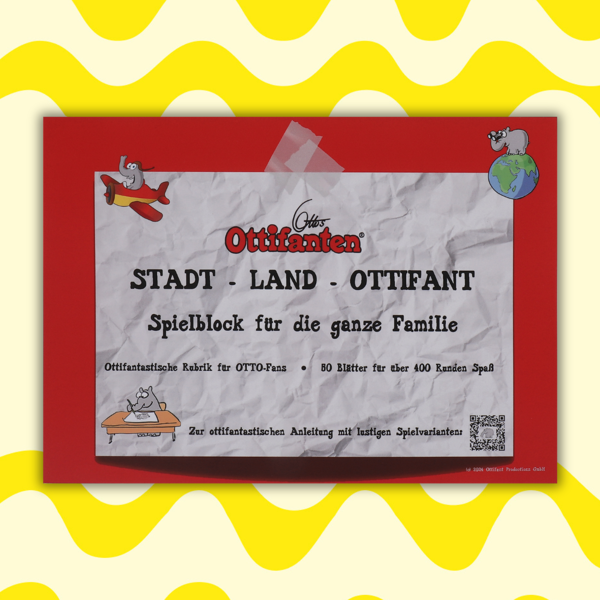 Stadt, Land, Ottifant - Spielblock für die ganze Familie