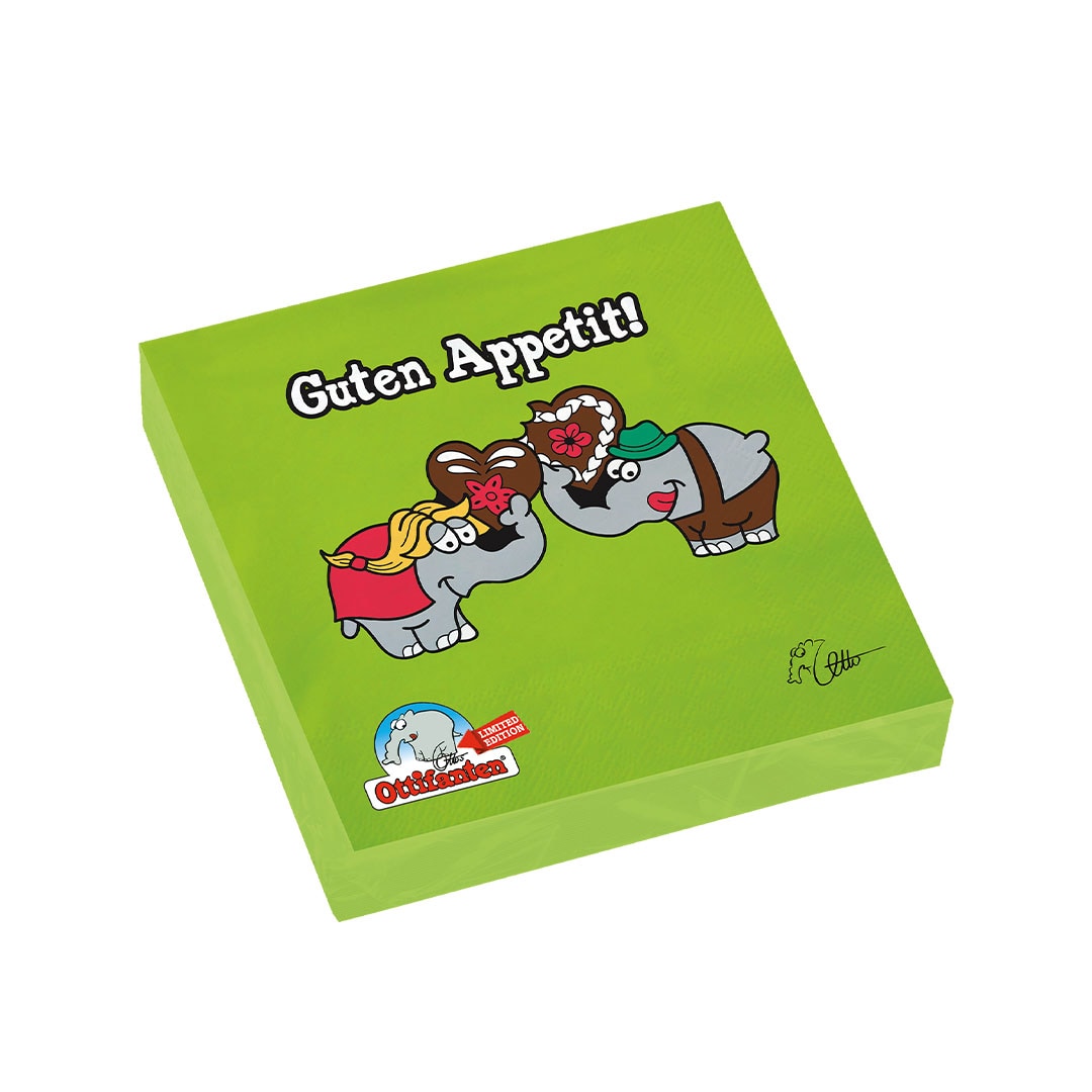 Ottifanten-Servietten Überraschungsset 4 x 20 Stück by Otto Waalkes