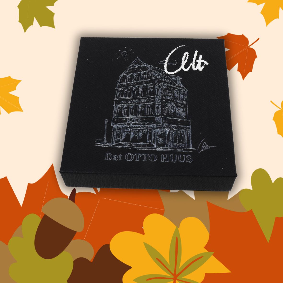 Sonderedition: 1 OZ Silberbarren "Dat Otto Huus" mit Original Otto Waalkes Signatur