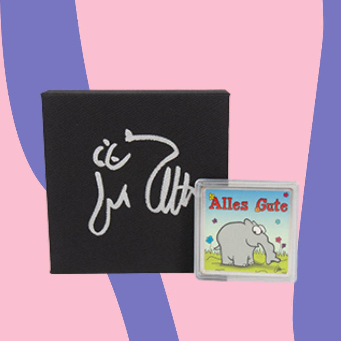 1 OZ Silberbarren "Alles Gute" mit Original Otto Waalkes Signatur