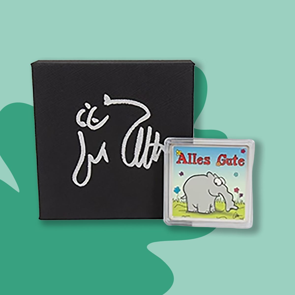 1 OZ Silberbarren "Alles Gute" mit Original Otto Waalkes Signatur