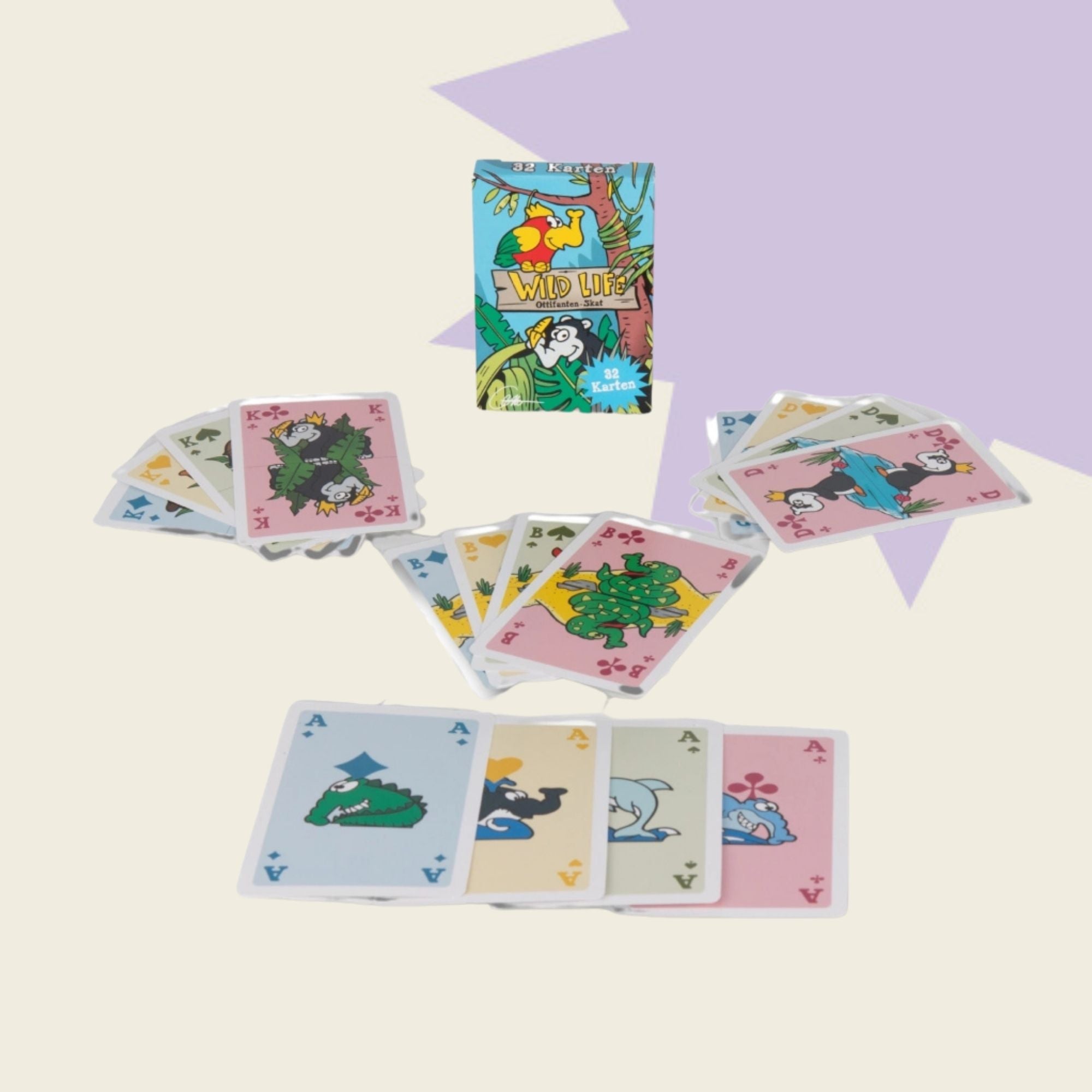 Ottifant Skatspiel Wild Life - Kartenspiel by Otto Waalkes
