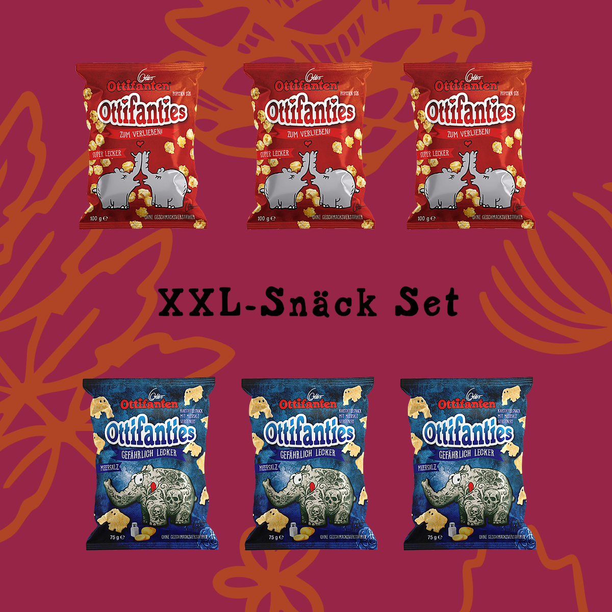 XXL-Ottifanties-Set süß & herzhaft