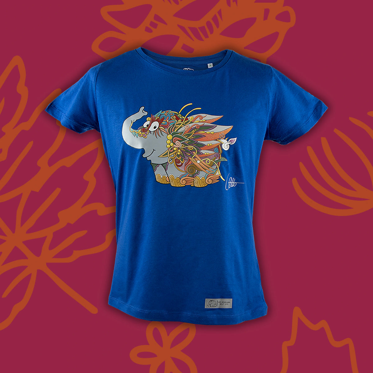Damen T-Shirt Colourfant