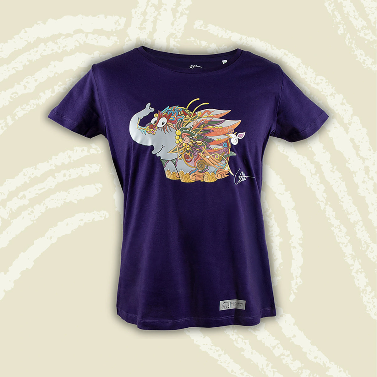 Damen T-Shirt Colourfant