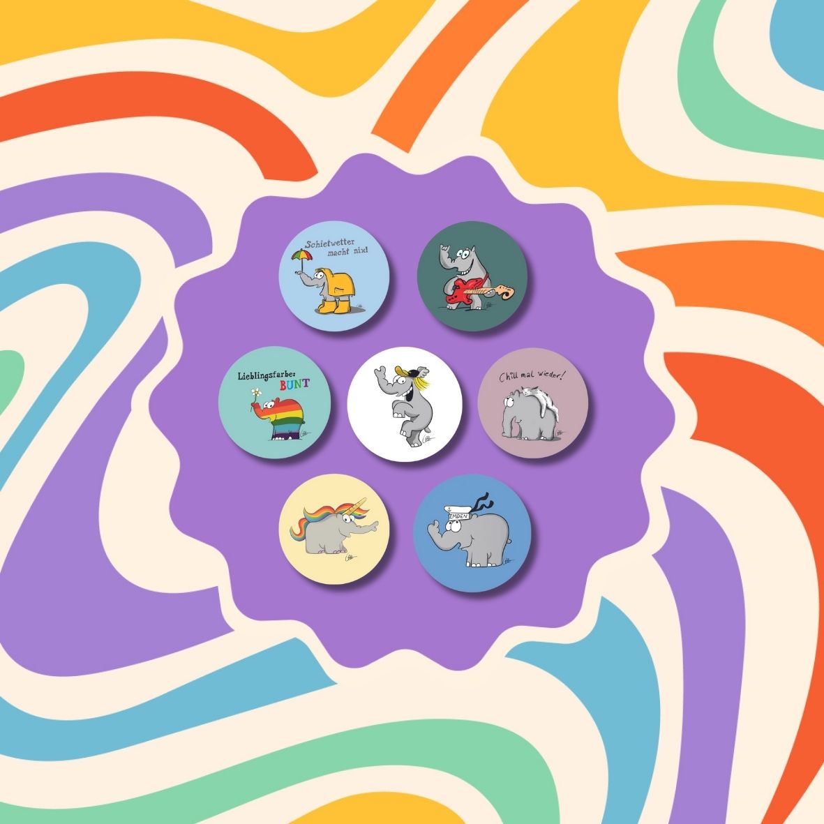 Ottifanten Sticker-Set