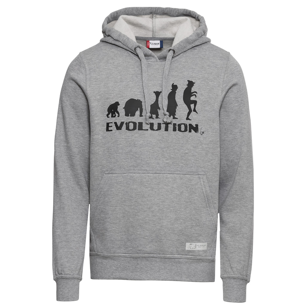 Hoodie_Evolution_Unisex_grau