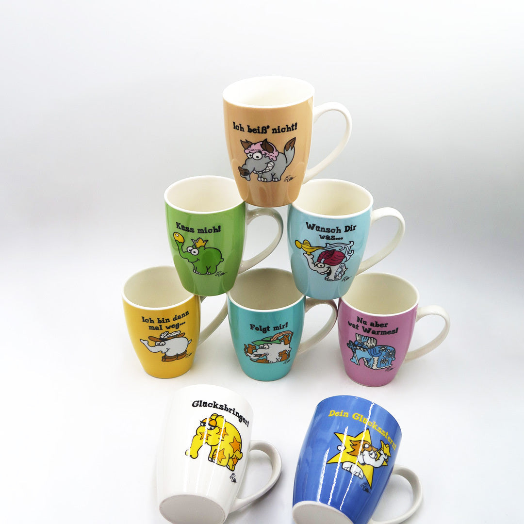 Ottifanten Märchenbecher Kaffeebecher by Otto Waalkes mit 8 Motiven