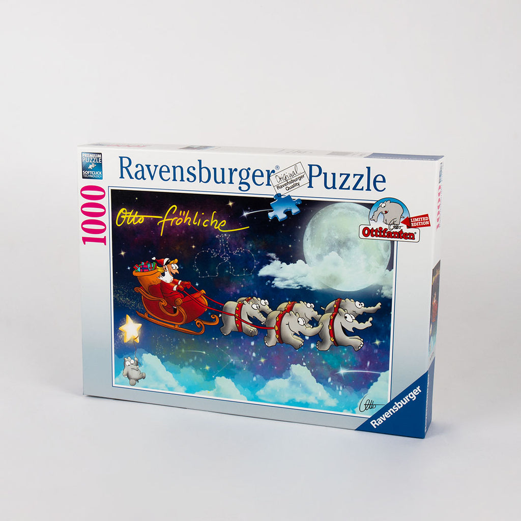 Ravensburger Puzzle Ottifanten Otto Fröhliche 1000 Teile ca. 70x50cm Spiel by Otto Waalkes - Ottifant.de