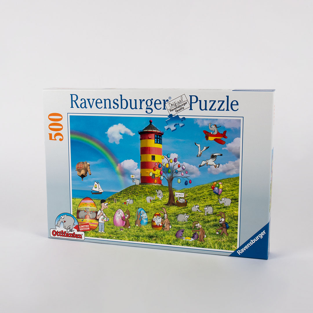 Osterpuzzle mit Ottifanten zu Ostern 500 Teile 49x36cm by Otto Waalkes