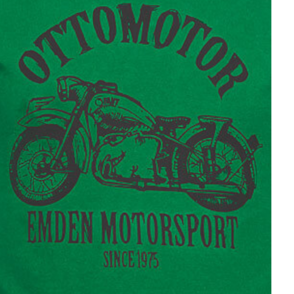 T-Shirt-Kinder-Ottomotor-gru-n-Motiv