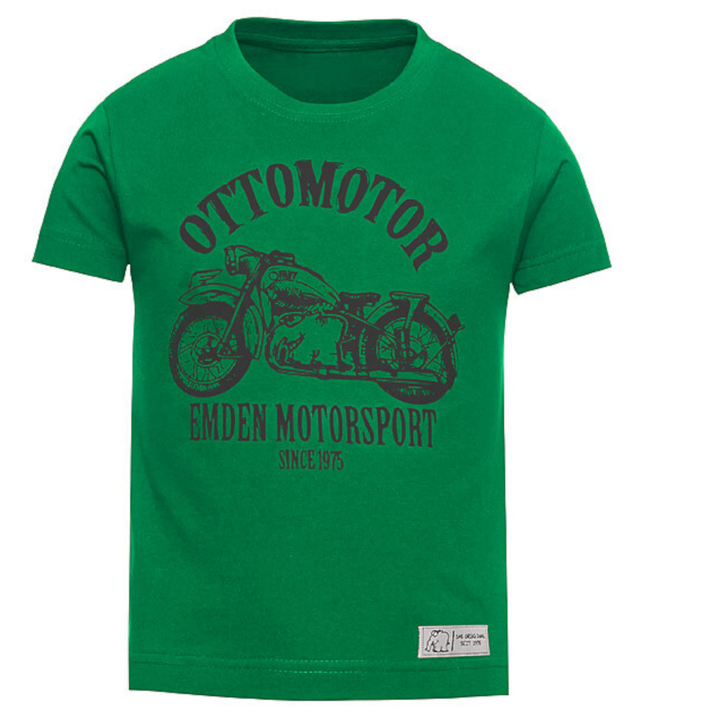 T-Shirt-Kinder-Ottomotor-gru-n