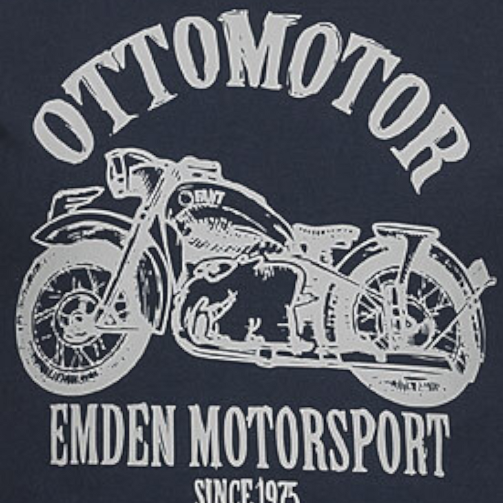 T-Shirt-Kinder-Ottomotor-navyblau-Motiv