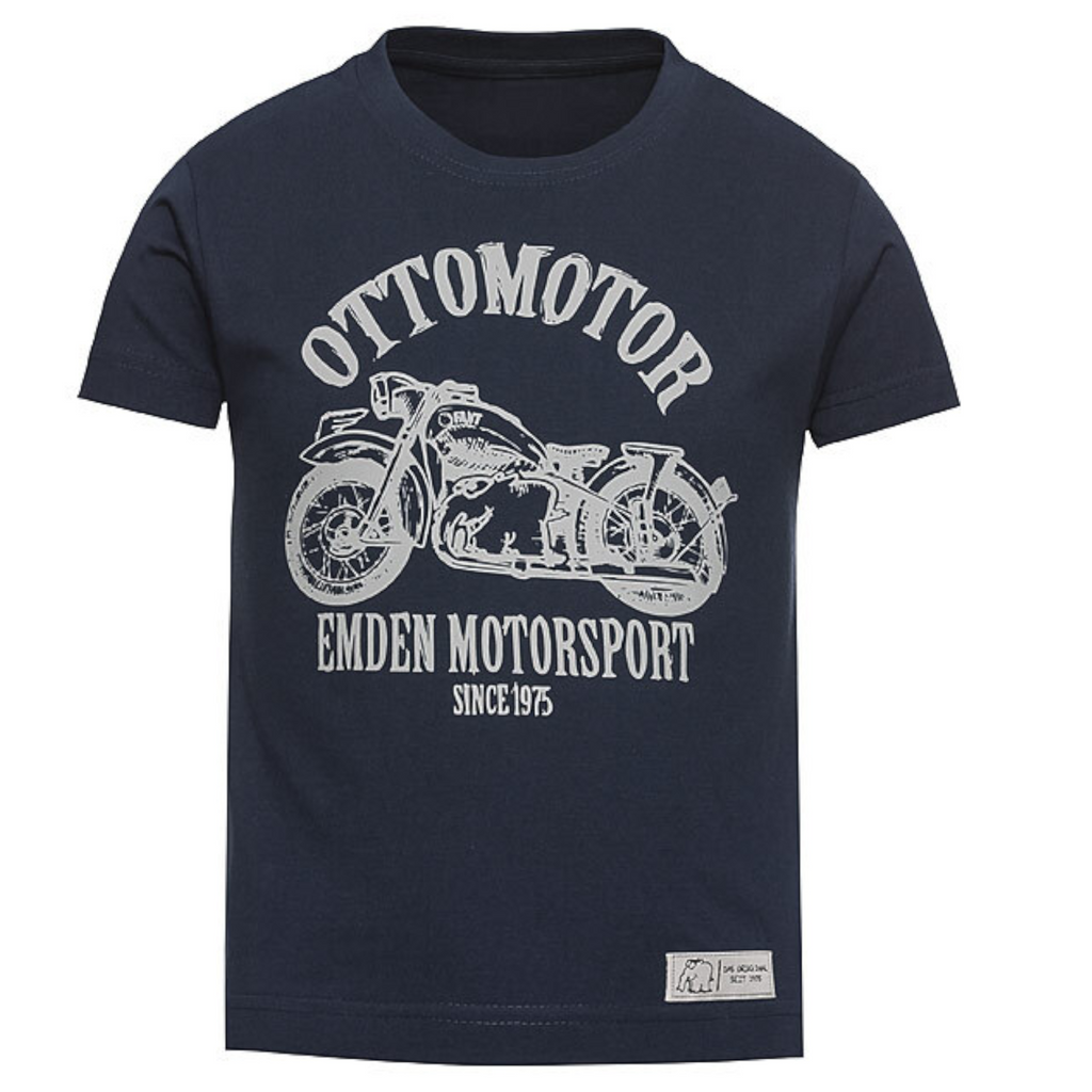 T-Shirt-Kinder-Ottomotor-navyblau